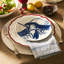 Stella Scalloped Crimson Porcelain Dinner Plate