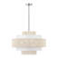 Lustre tambour moderne à niveaux-368041302