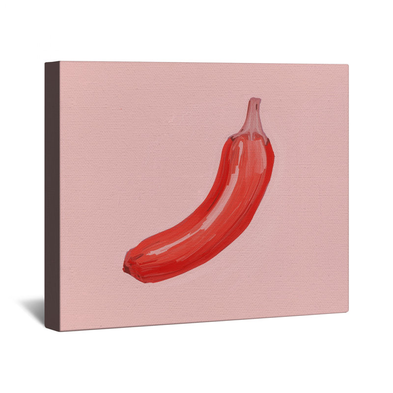 Toile Banana Illustration, 32 po x 32 po