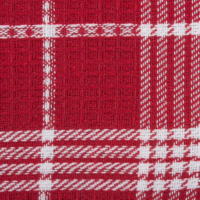 Torchon Waffle Weave, Rouge