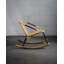 Chaise berçante Tucurinca - Utilisation intérieure / extérieure, accoudoirs et chaises berçantes en bois de teck-454831784