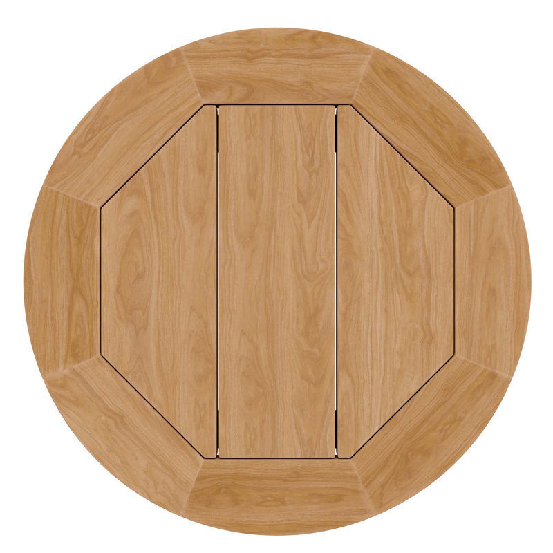 Brisbane Natural Teak Wood Outdoor Patio Side Table