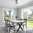Fairendale Convertible Pendant/Semi-Flush with Clear Glass