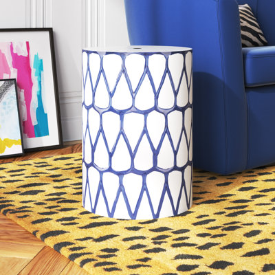 Amya Ceramic Accent Stool