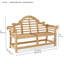 Marlborough Teak Garden Bench