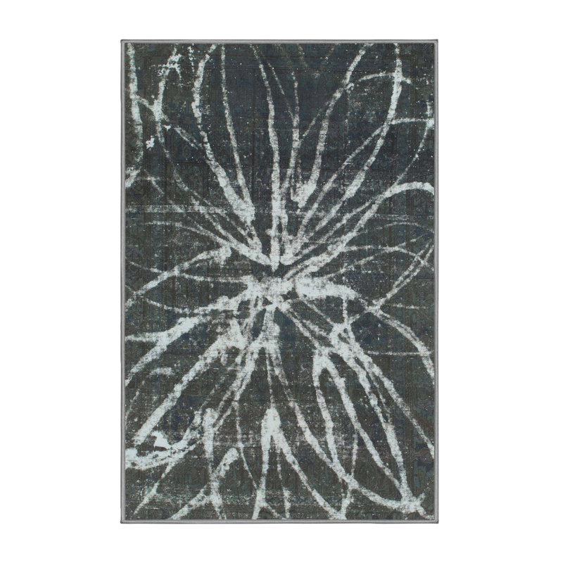 Abstract Indoor Rug, Runner 2' x 5'