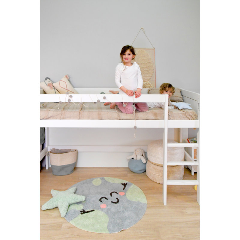 Washable Round Rug Big Big World