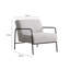 Bina Upholstered Wingback Chair