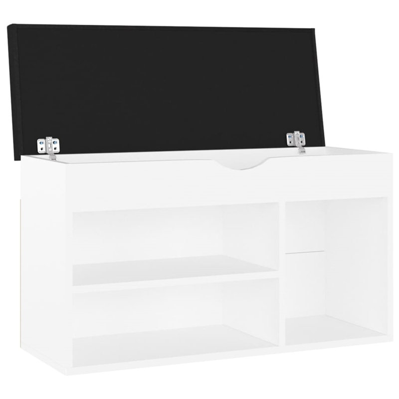 Annalese 5 Pair Shoe Storage Cabinet, White