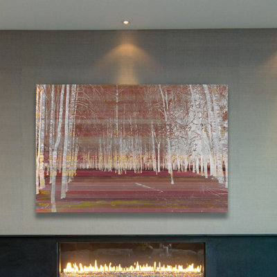 « night bouleau » par parvez taj,, reproduction d’art sur toile tendue