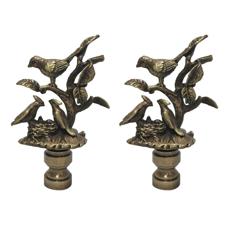 Nesting Birds Design Lamp Finial