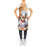No Pattern Bib Apron