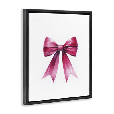 Art mural sur toile flottant magenta foncé par Amanda Greenwood