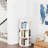 Rotating Bookshelf Tower, 360° Spinning Bookcase Lazy Susan, Revolving Round Carousel For Book Storage, Vertical Turning Spiral Corner Organizer-109334443