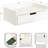 Kitt Modern Floating Shelf With Drawer: Solid Wood, Space-Saving, Wall-Mounted Nightstand