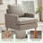 Accent Chair With Solid Wood Legs-116817609