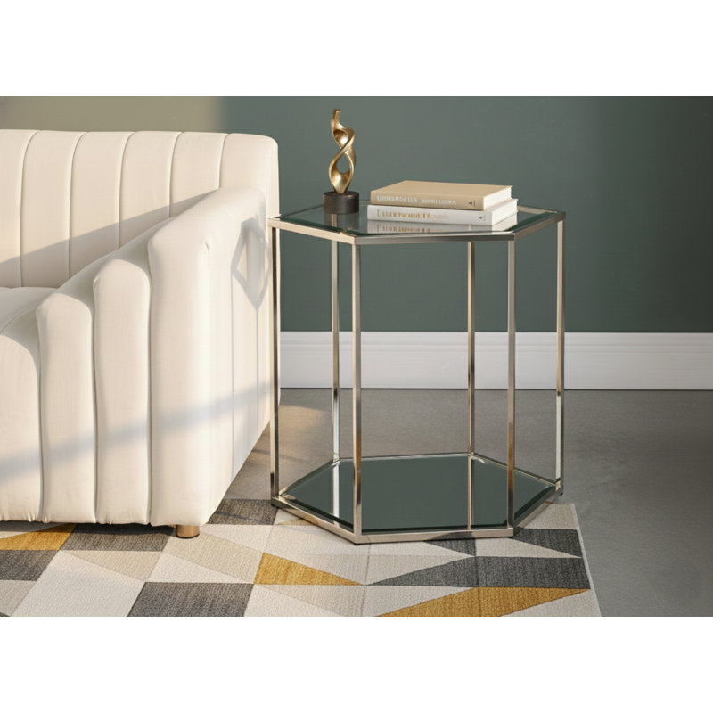Table de bout Sei, Chrome chrome