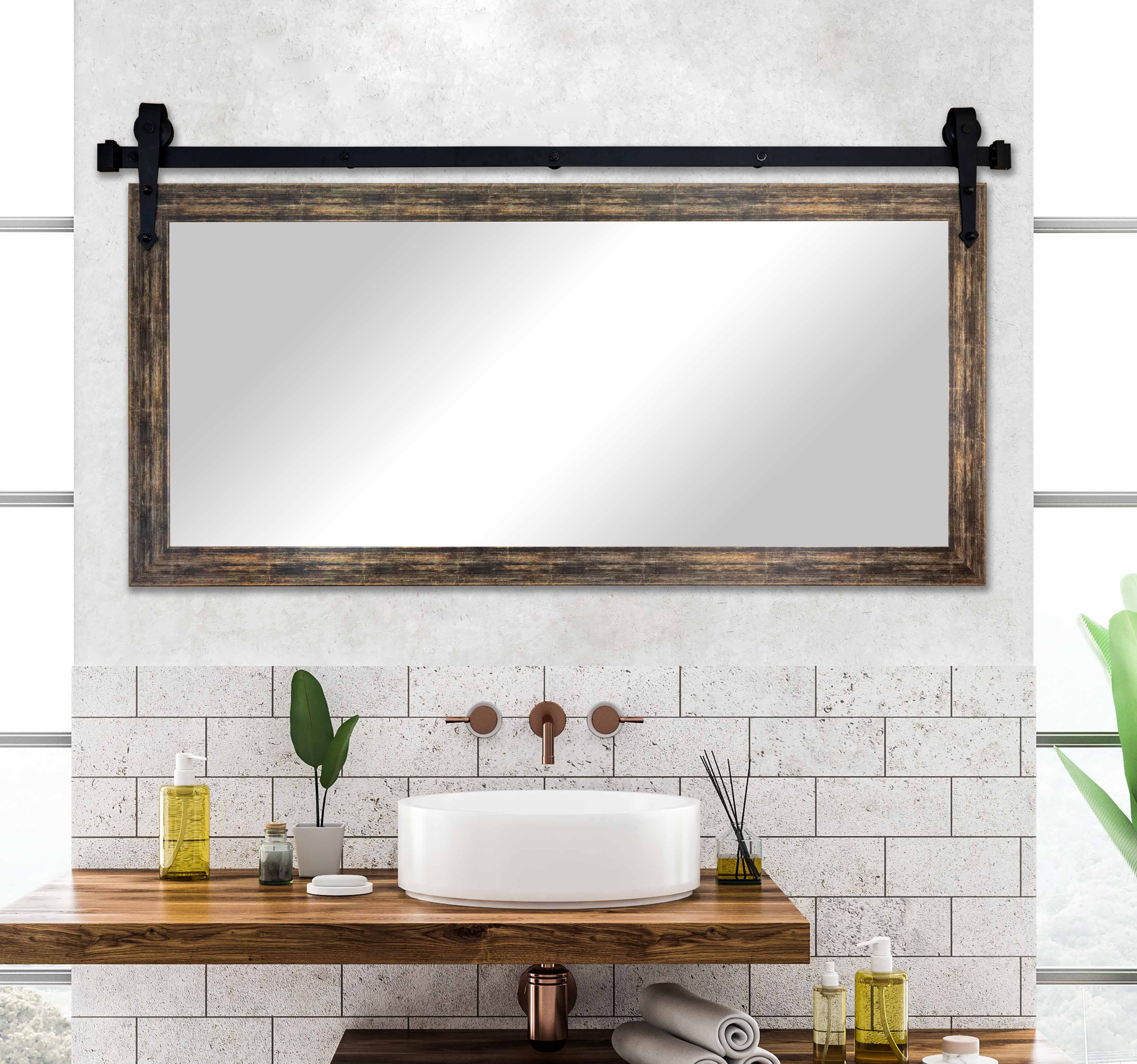 Farmhouse Bath Shelf No. 103 - Rectangle Horizontal