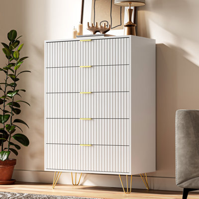 Commode à 5 tiroirs, H 47,2 po