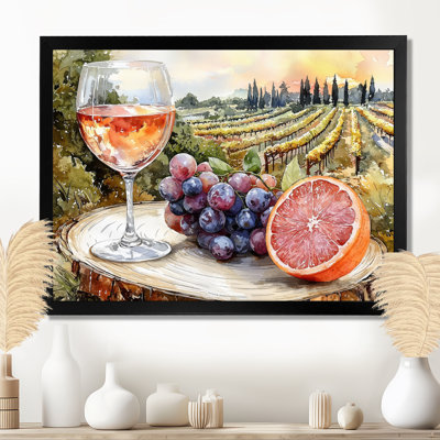 Birtie - Vineyard, art mural sur toile
