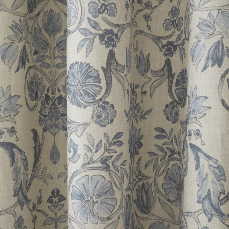 Averie Cotton Room Darkening Curtain Pair, Width 168 x Drop 183cm