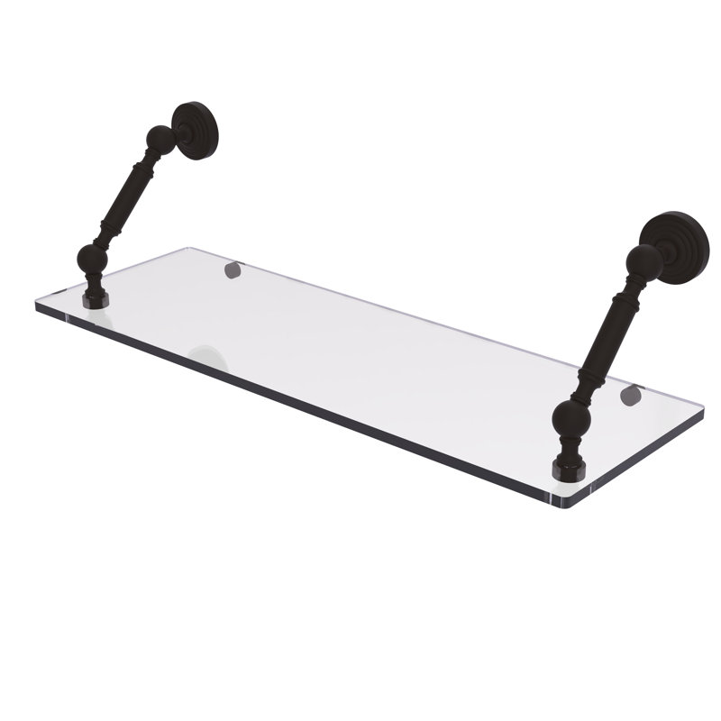 Tablette flottante Beresford, Bronze huilé, H 7,3 po x l 24 po x P 8 po