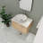 Karmynn 29.97 " W Free Standing Wall Mounted 1 Single Vanity Bathroom Vanity With Stone Top