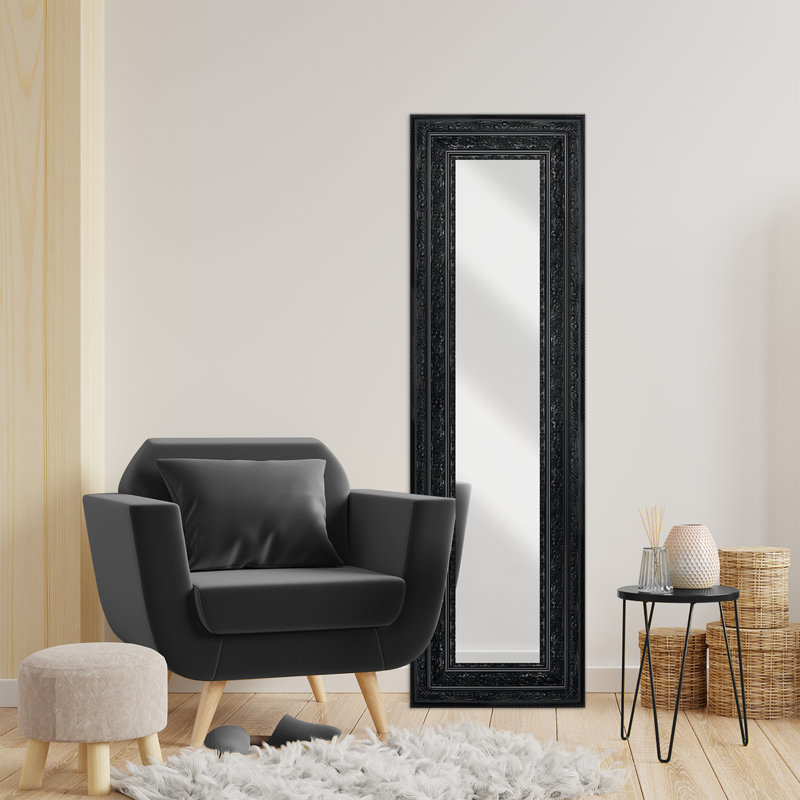 Miroir Elite, Noir satiné, 55 po x 43 po