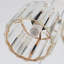 Lustre rond en cristal à 3 lumières avec abat-jour en cristal Stacyann-2095076218