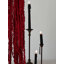 Branche d'amaranthe bourgogne suspendue - 27,6 po-1975640528