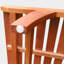 Chaise longue d'extérieur réglable en bois massif