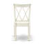 Chaises de salle à manger Clarksville - ensemble de 2 chaises en bois à dossier croisé, lin blanc-1255900256-1341032645