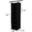 6 Tier Shelf Hanging Closet Organizer, Closet Hanging Shelf With 2 Sturdy Hooks For Storage, Foldable-770366331-770366335