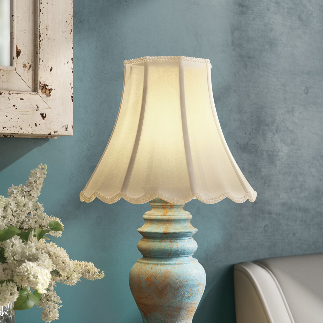 14" H x 18" W Linen Bell Lamp Shade ( Spider ) Red Barrel Studio® 