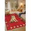 Tapis tissé à motif de tigre rouge Mosso-1815869030