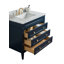 36'' Single Bathroom Vanity with Marble Top