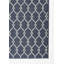 Tapis intérieur / extérieur bleu / blanc Yepez-59717982