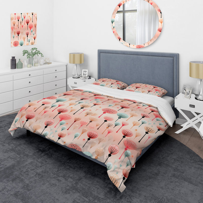 Ensemble de housse de couette Darald, Housse de couette pour très grand lit et 2 très