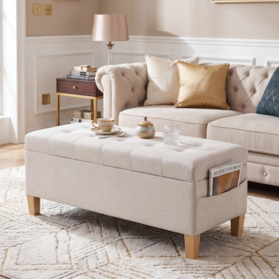 Upholstered Chenille Storage Standard