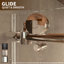 Porte de douche coulissante sans cadre 58-60 po X P 76 po H-111837140