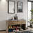Shoe Bench With Cushion And Adjustable Shelf-177416798