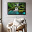 «Forest Waterfall Scene Wall Art»-876696850