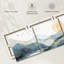 «Mountain Waves On Mountainscape», ensemble de 3 pièces sur toile par Jennifer T-93060739