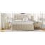 Lit plateforme double tapissier avec lit gigogne simple et 3 tiroirs, tissu en lin-1068756683