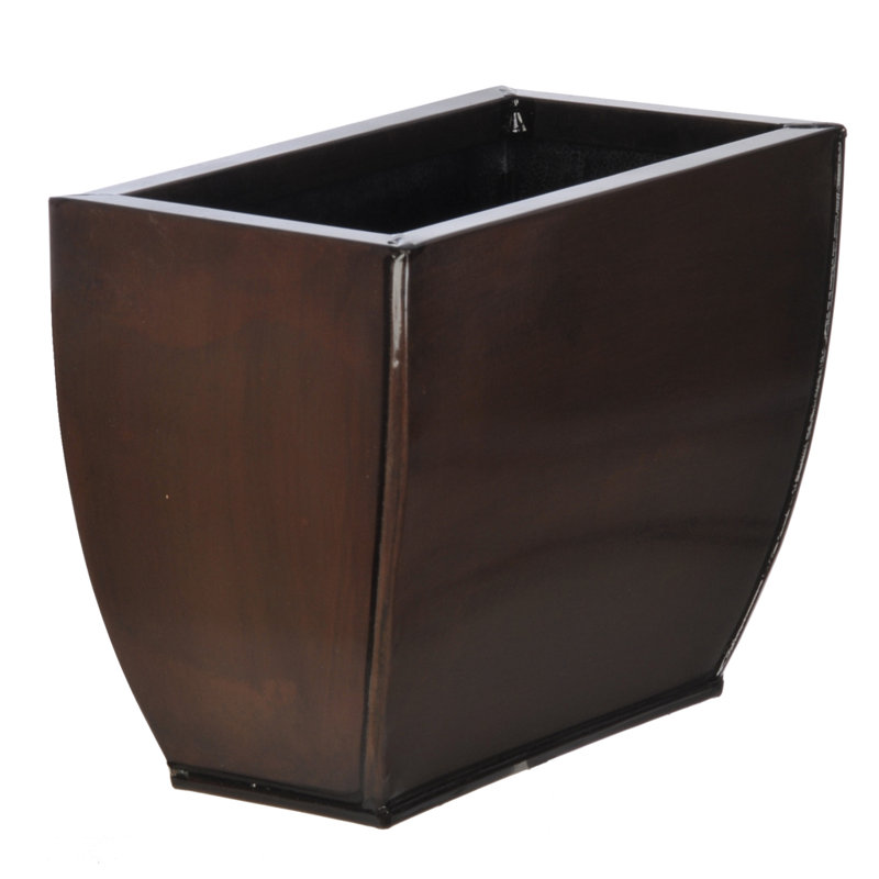 Vase de table, Brun brillant