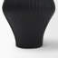 Vase sablier patiné en métal noir mat Patine-133228862-133228861