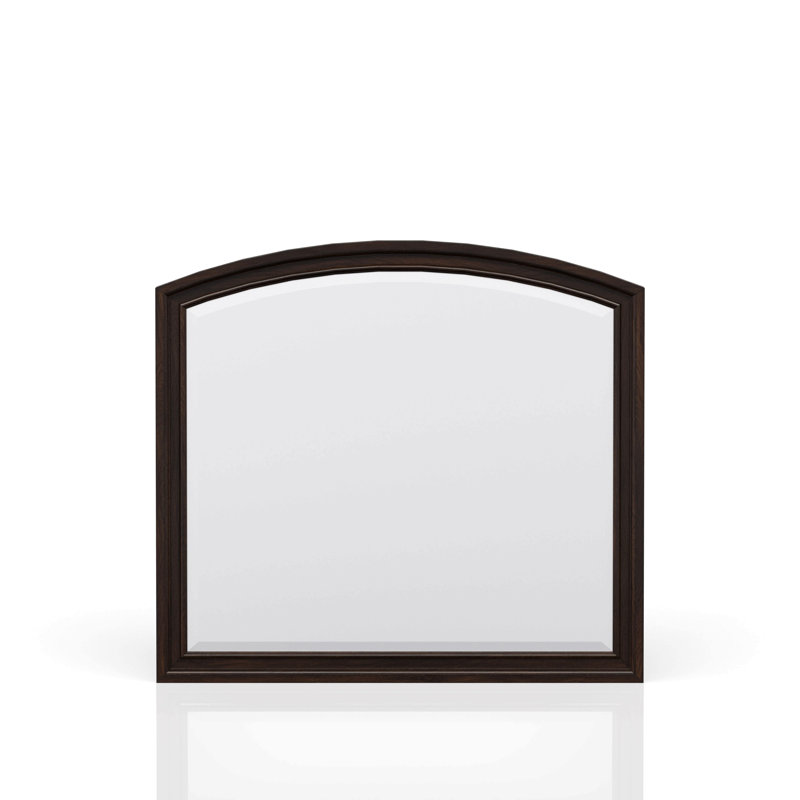 Miroir cerise foncé, Brun, Rectangulaire