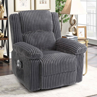 Power Lift Recliner Chair with Heat and Massage, Electric Lift Chair with Plush Cushion and Lumbar Support for Elderly, 400 lbs
