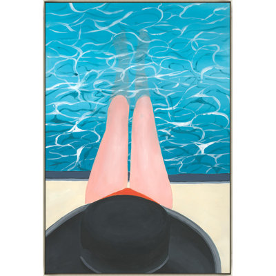 Summer Pool Print by Janice Sadler
