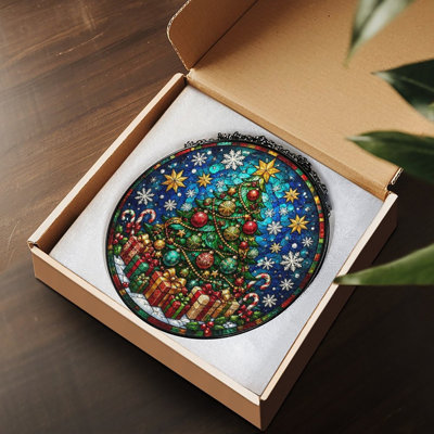Vitrail Christ (1) Panneaux en verre coloré Suncatcher